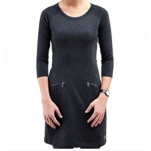 Merrell 3/4 Sleeve Black Dress